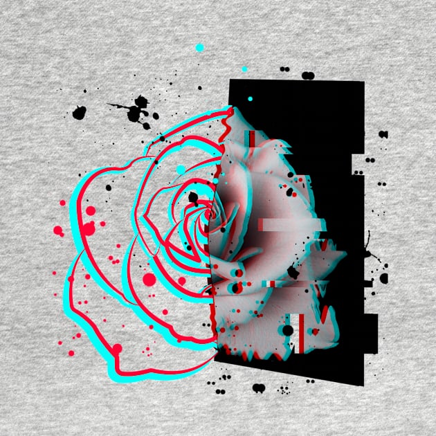 Glitch Rose art by Daxa